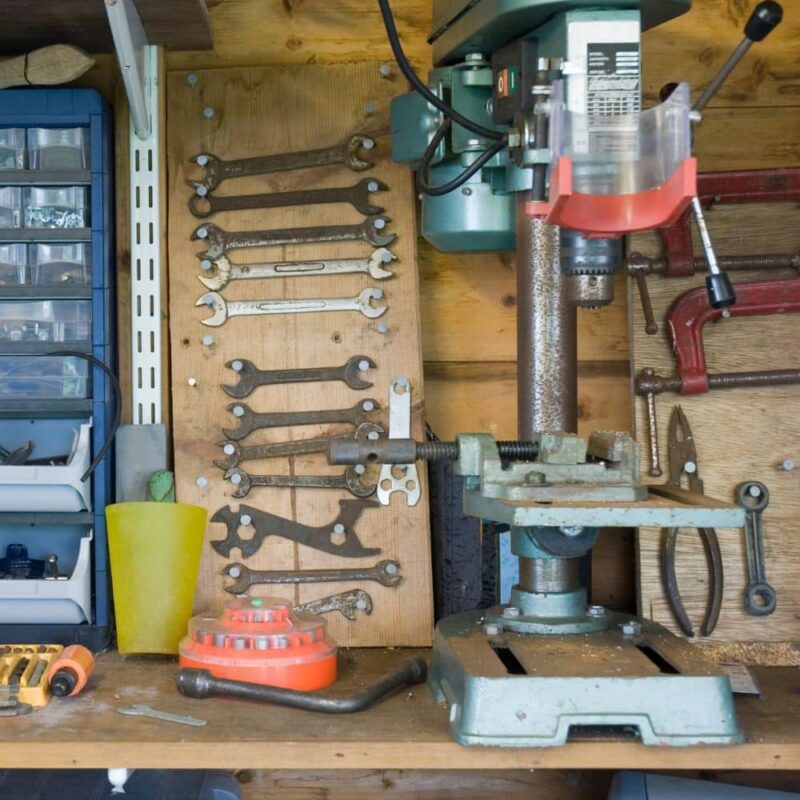 Werkzeugschuppen Spänesammler Werkzeugschuppen Spänesammler