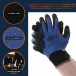 Wasserdichte Magnetfischer-Handschuhe mit extra Grip und Schutz, Produktfoto für sicheres Handling beim Magnetfischen.