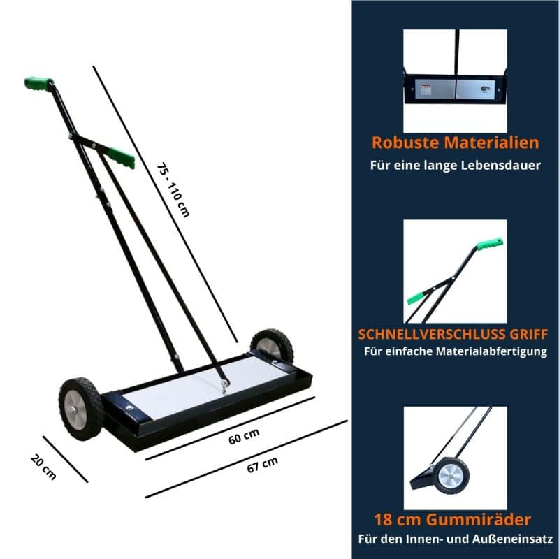 Magnetbesen 2.0 Abmessungen