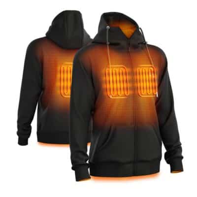 Beheizbarer Pullover | Elektrisch Beheizbarer Hoodie mit Kapuze inkl. Akku
